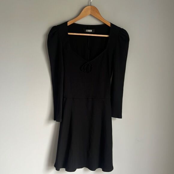 Reformation Annabella Ribbed Mini Dress - Picture 2 of 9